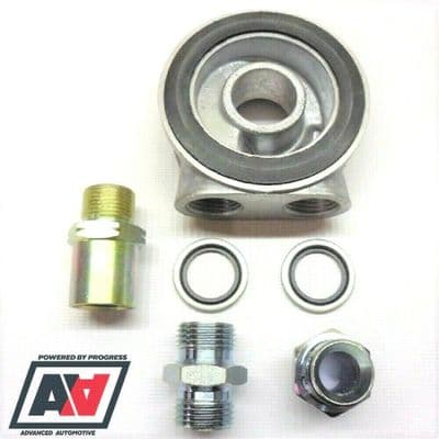 Mocal Oil Cooler Sandwich Plate 1/2 BSP Oil Line Adaptors Filter Thread Options