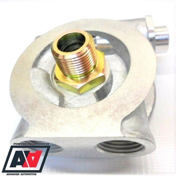 Mocal Oil Cooler Sandwich Plate 80 Deg Stat With PEUGEOT M20 Filter Adaptor | Advanced Automotive