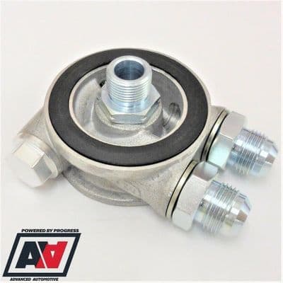 Mocal Oil Cooler Sandwich Plate AN10 Oil Line Adaptors For Subaru EJ Engines