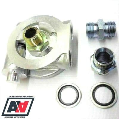 Mocal Oil Cooler Sandwich Plate with 80 Deg Stat And 1/2 BSP Adaptors