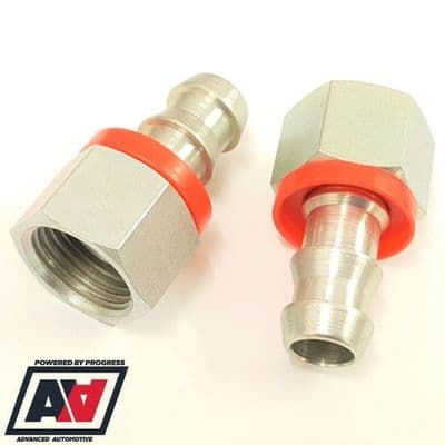 Mocal Oil Cooler Straight 1/2 Inch BSP Oil Line Hose Push On Connectors