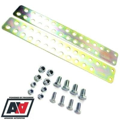 Mocal Setrab Universal Oil Cooler Pre-Drilled Bracket Pair With Lock Nuts & Bolts