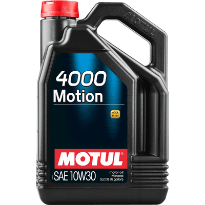Motul 4000 MOTION ENGINE OIL 10W30 5L