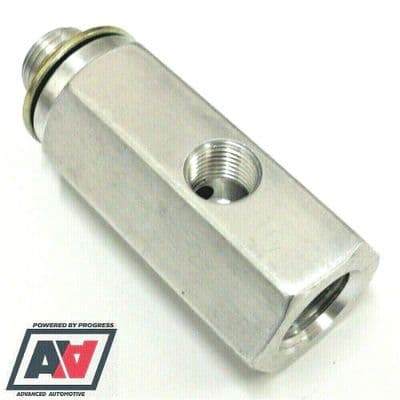 Oil Gauge T Piece Vauxhall GM M14 x1.5 Male Female x 1/8 NPT