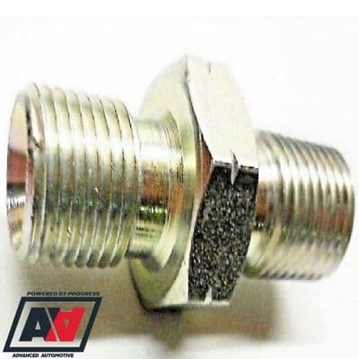 Oil Line Adaptor 1/8BSPT To 1/8BSP Concave End - Plated Steel