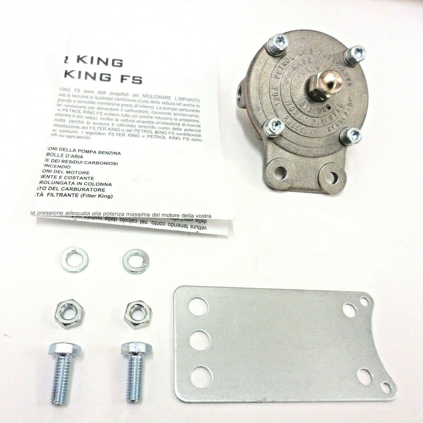 PETROL KING FUEL PRESSURE REGULATOR FOR CARBS 1.5 To 5 PSI 1/8 NPT