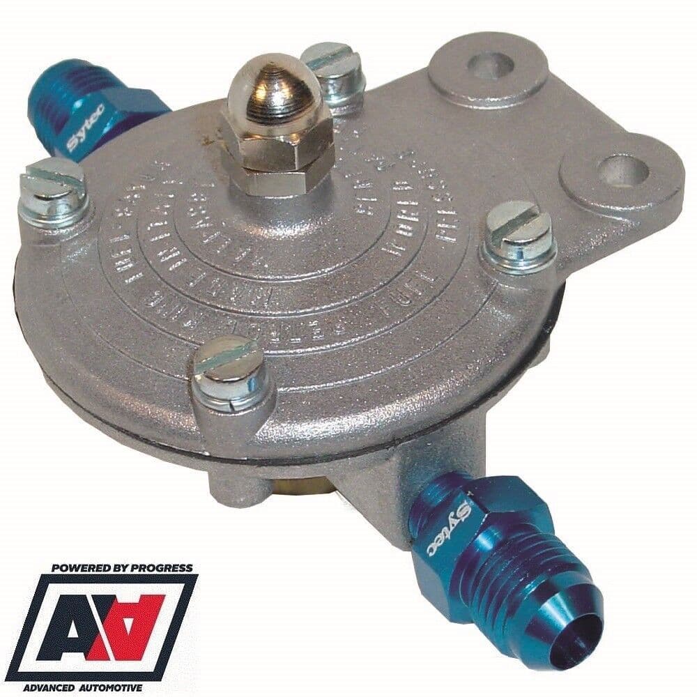 PETROL KING FUEL PRESSURE REGULATOR FOR CARBS 1.5 TO 5 PSI WITH AN8
