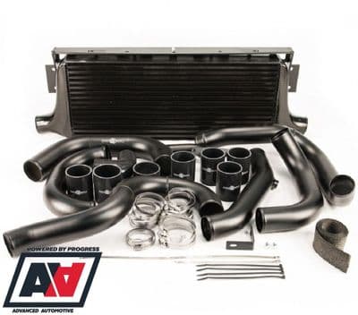 Process West Black Front Mount Intercooler Kit - GD 2001 - 2007