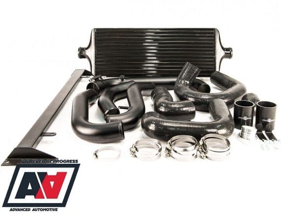 Process West Black Front Mount Intercooler Kit - GRB 2008 - 2014 STI | Advanced Automotive