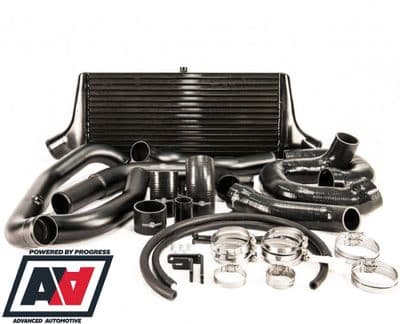 Process West Black Front Mount Intercooler Kit - GRB 2008 - 2014 WRX