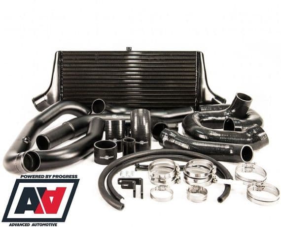 Process West Black Front Mount Intercooler Kit - GRB 2008 - 2014 WRX | Advanced Automotive
