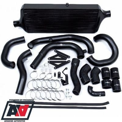 Process West Black Front Mount Intercooler Kit - VA 2015 - 2016 STI