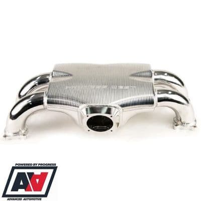 Process West Silver Reverse Inlet Manifold - Cable Throttle - GC8 WRX STI 99 - 00