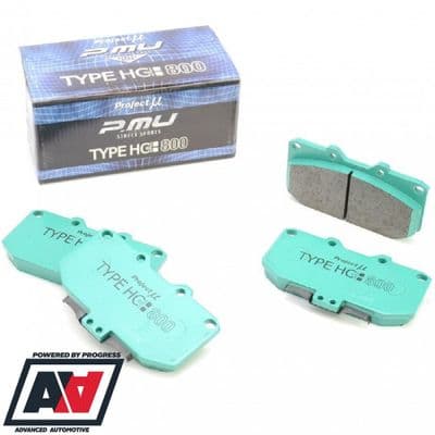 Project Mu Front Brake Pad Set 4 Pot Caliper 1992-2007 HC+800 SBR595