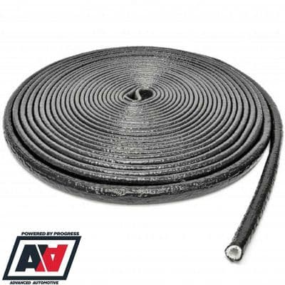 RACINGLINES BLACK FIREGUARD HEAT PROOF THERMO FIRE SLEEVE AN8