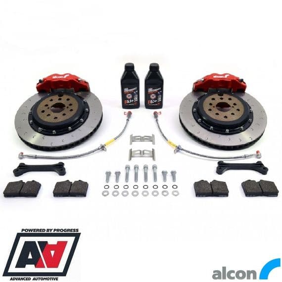 RCM / ALCON 4 Pot Rear Brake Kit Red 343mm RCM2939 | Advanced Automotive