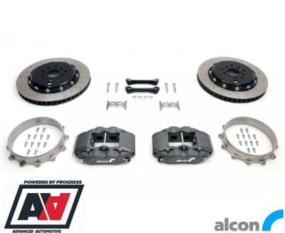 RCM / Alcon 4 Pot Rear Motorsport Brake Kit 343mm 01 - 07 STI