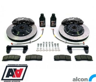 RCM / ALCON 6 Pot Front Brake Kit Black 343mm RCM2932