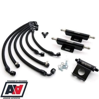 RCM PARALLEL FUEL RAIL KIT / STANDARD FUEL REGULATOR (UK, USDM & EURO SPEC MODELS)
