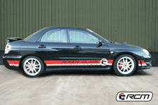 RCM Side Decal Kit - White / Red RCM2102