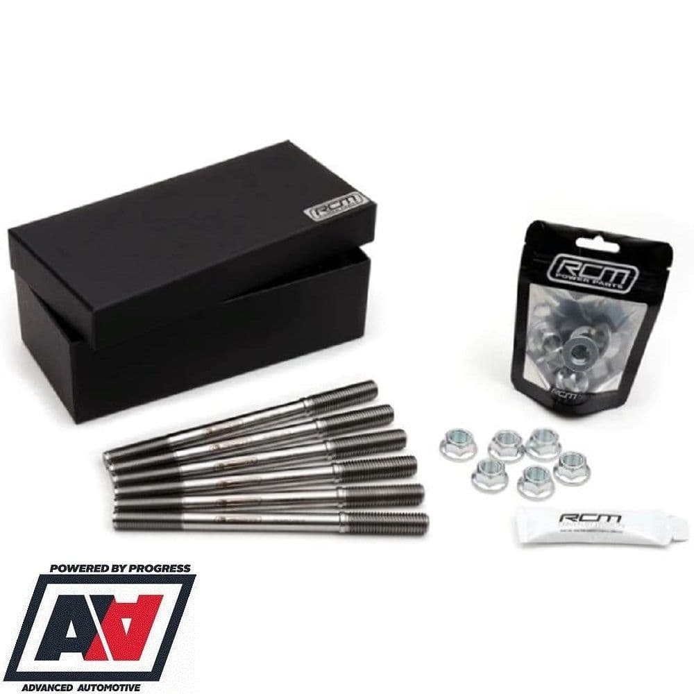 22.しめ縄 RCM Subaru 14x12mm Uprated Head Stud Kit EJ20 EJ22 EJ25 Engines
