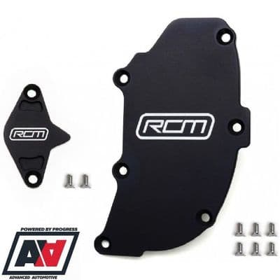 RCM Subaru Black Engine Oil Separator & Piston Pin Cover Kit EJ20 EJ22 EJ25 Cases