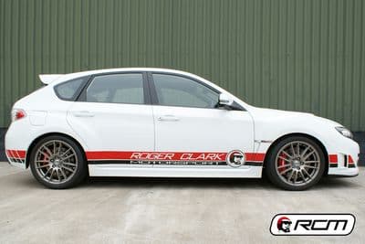 RCM Subaru Impreza Side Decal Kit - Black / Red RCM2089