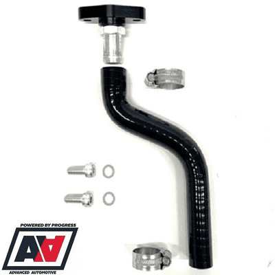 RCM Subaru Twisted Rotated Turbo Oil Drain Kit For GT30 GT35 Garrett Turbos