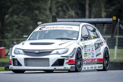 RCM White Logo Sunstrip Subaru Impreza Hatch (RCM1593)