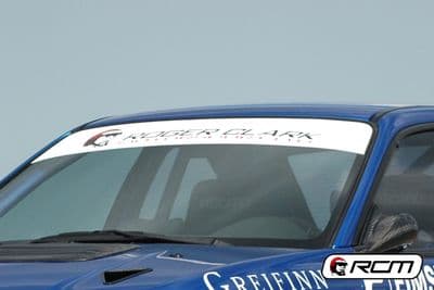 RCM White Logo Sunstrip Subaru Impreza New Age (RCM1110)
