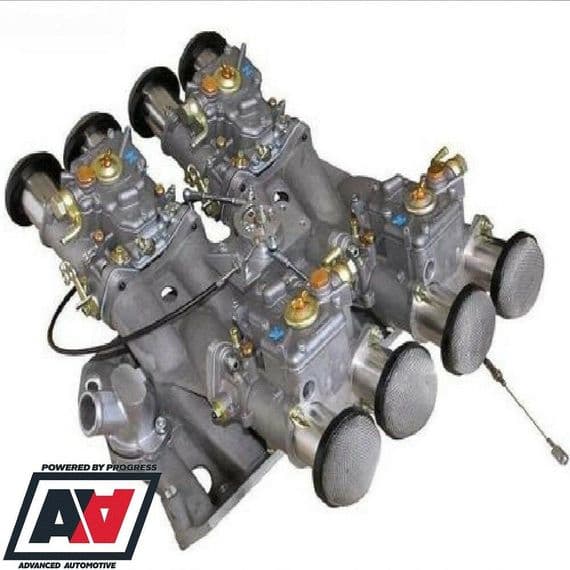 Rover V8 Weber 45 DCOE Crossram Carb And Manifold Kit | Advanced Automotive
