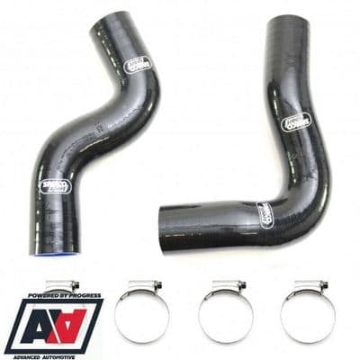 Samco Black Top & Bottom Radiator Hose Kit For Subaru Impreza WRX STI 92-00