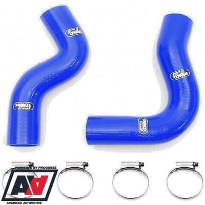 Samco Top & Bottom Blue Radiator Hose Kit Subaru Impreza GC8 WRX STI 92-00
