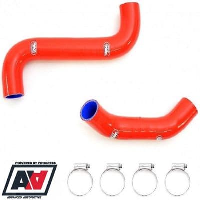 Samco Top & Bottom Red Radiator Hose Kit Subaru Impreza STi WRX STI 01-07