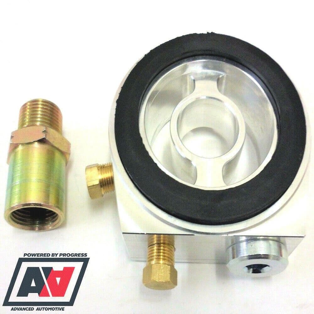 Sensor Sandwich Plate 3 Port With M20 Oil Filter Adaptor For Subaru