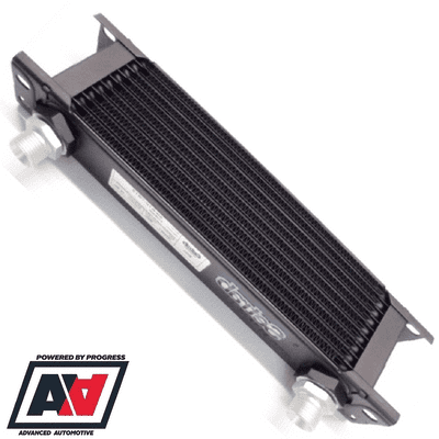 Setrab Oil Cooler 10 Row 235mm Matrix M22 AN6 Fittings 50-610-7612