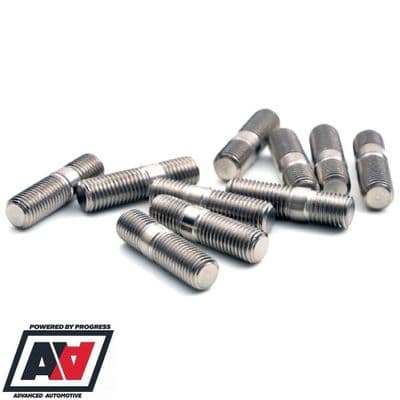 Stainless Steel Exhaust Manifold Turbo Studs x 10 Subaru Impreza Forester Legacy