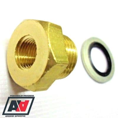 Subaru Oil Temperature Sender Adaptor 1/8 NPT Sensor - Fits EJ Series Engines