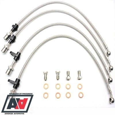 Subaru Stainless Brake Line Kit Front And Rear Impreza 01-07
