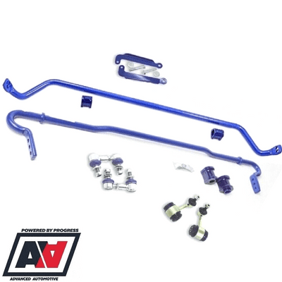 SuperPro Front & Rear Anti-Roll Bars With Links Upgrade Kit Subaru Impreza WRX STi 14+