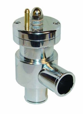 Sytec Dump Valve Adjustable Single Piston 34mm Recirculating in Silver
