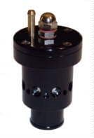 Sytec Dump Valve Adjustable Twin Piston 25mm in Black