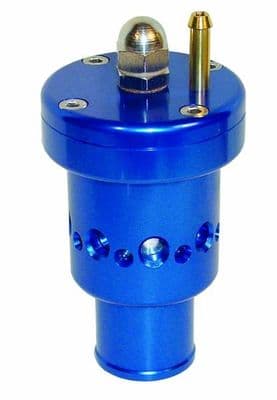 Sytec Dump Valve Adjustable Twin Piston 34mm in Blue