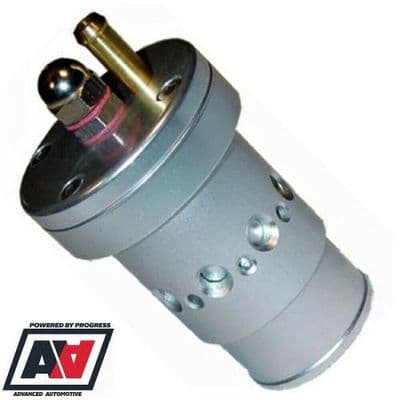 Sytec Dump Valve Adjustable Twin Piston 34mm in Silver