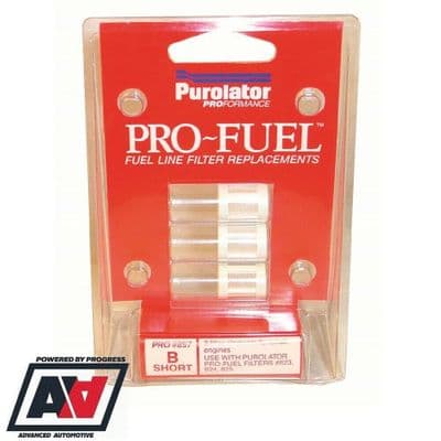 Sytec Fuel Filter Pack of 3 Small Fuel Line Filters