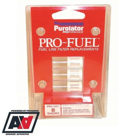 Sytec Fuel Filter Pack of 3 Small Fuel Line Filters | Advanced Automotive