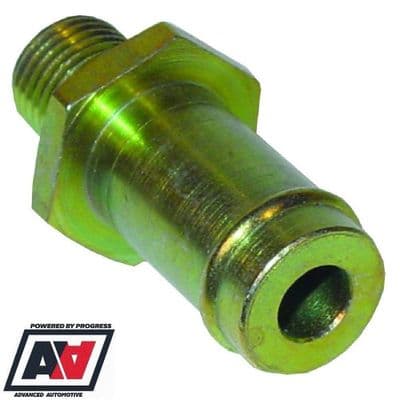 Sytec M10 x 1.0 Steel Union Pipe Adaptor 15mm Hose Walbro Fuel Pumps Etc