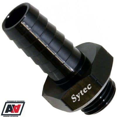 Sytec Motorsport Alloy Straight Fuel Union Male Male M14x1.5 - 12mm Push On