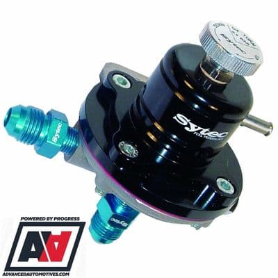 Sytec Motorsport Black SAR Adjustable Fuel Pressure Regulator 1:1 -6 JIC