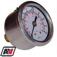 Sytec Motorsport Black SAR Adjustable Fuel Pressure Regulator 1-5 BAR 8mm Hose Tails | Advanced Automotive